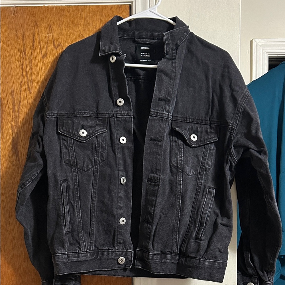 Cotton On Charcoal Denim Jacket
